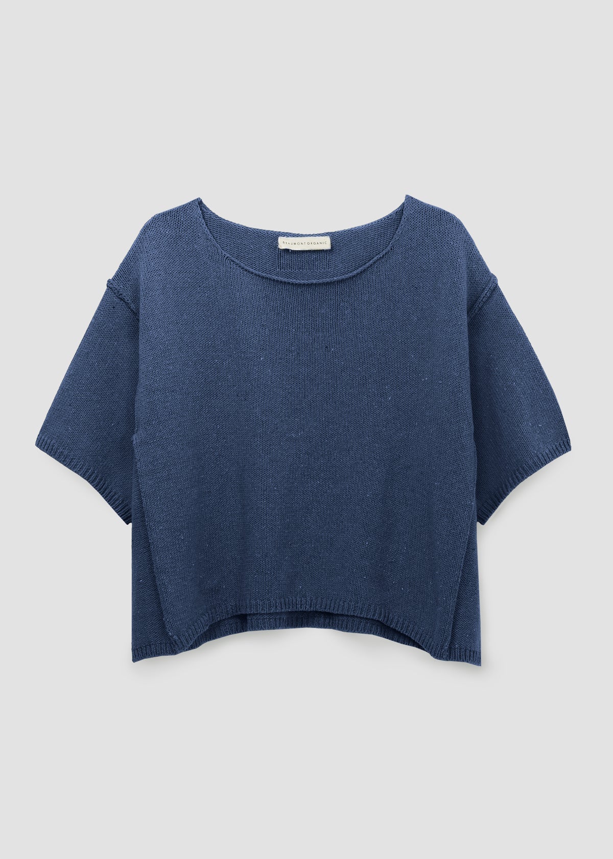 Alessia Leigh Knitted Top | Denim Blue