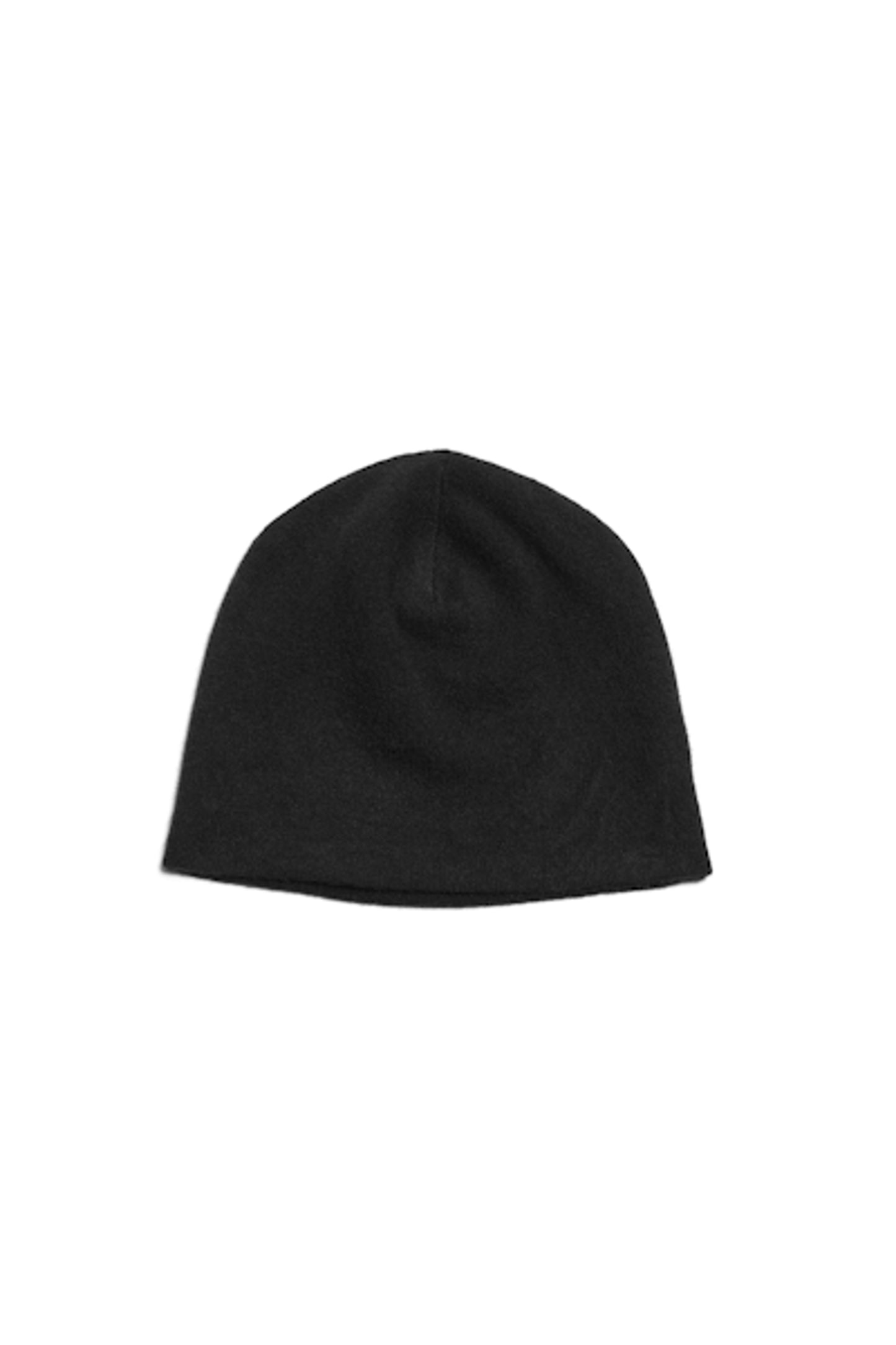 Image of Demylee New York Classic Black Responsibly Sourced Cashmere Slouchy Beanie _ Ethical Knitwear Brands _ Women Owned Knitwear Brands