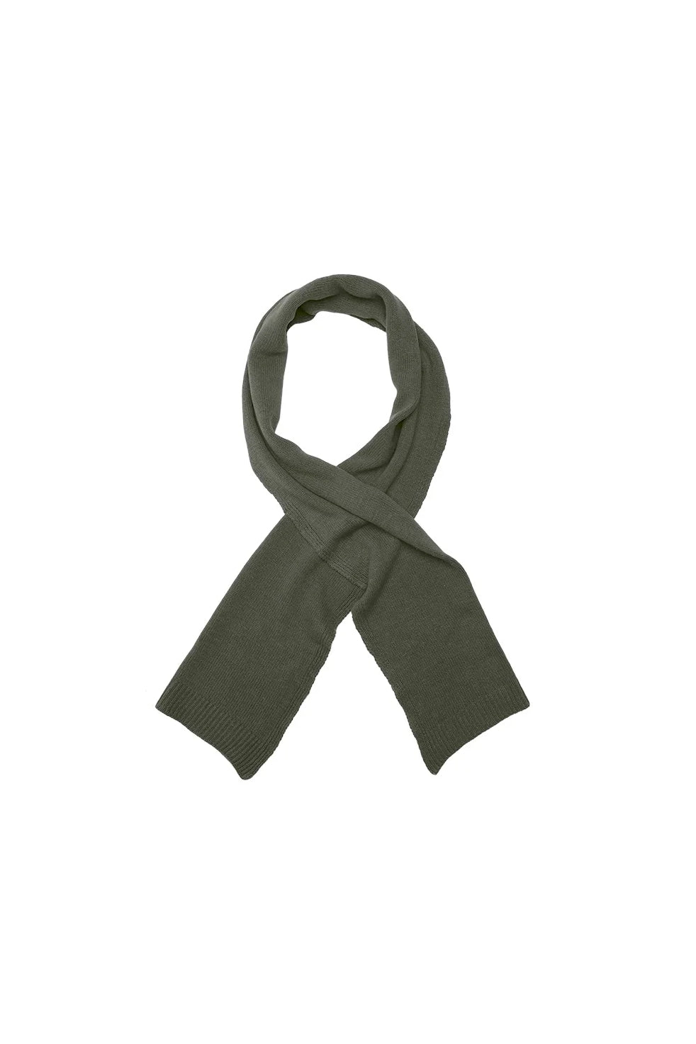 SPECIAL EDITION Classic Knit Scarf | Olive Hemp + Merino