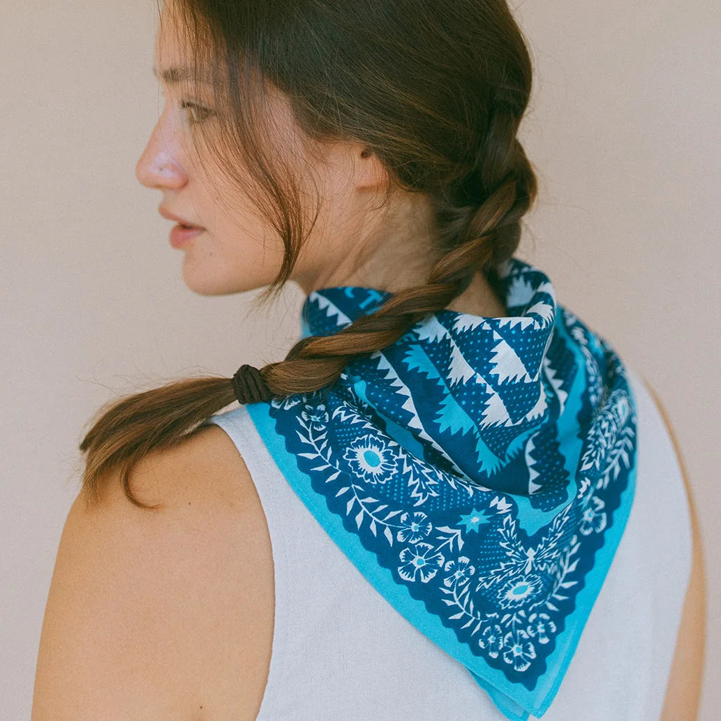 Cotton Mountain Bandana | Navy Blue