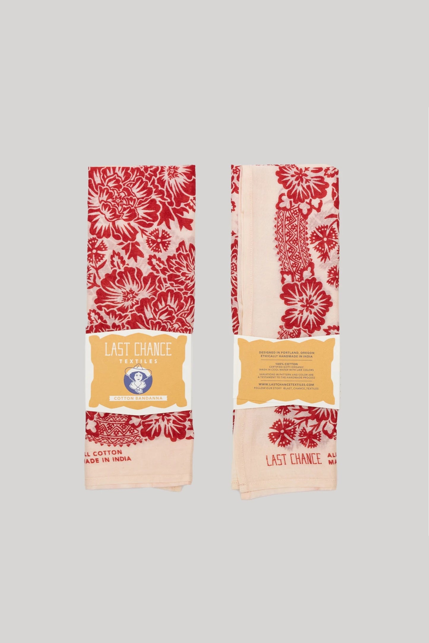 Cotton Blossom Bandana | Sand