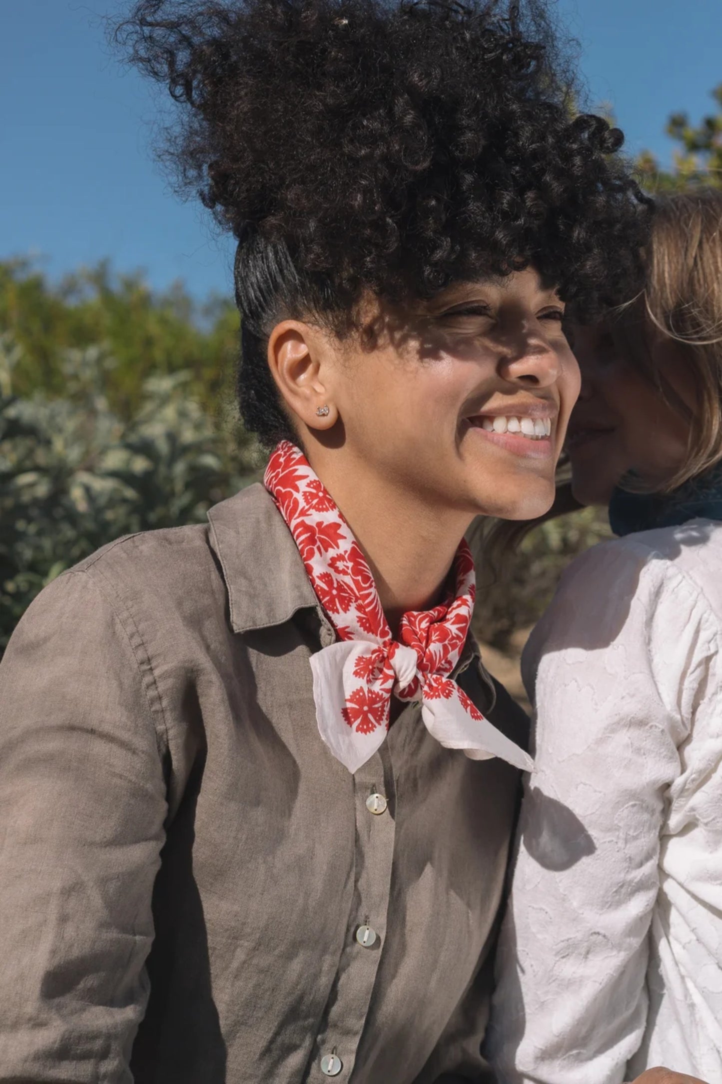 Cotton Blossom Bandana | Sand