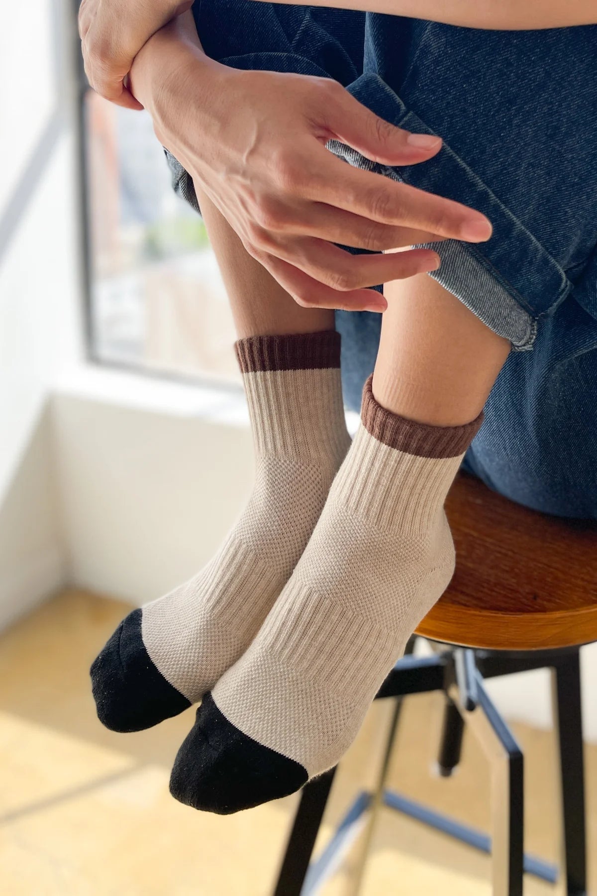 Girlfriend Socks | Black Coffee