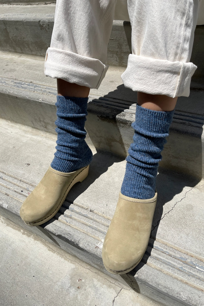 Snow Socks | Denim Wool