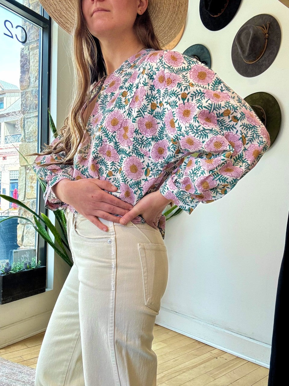 Willow Cotton Blouse | Cici Print