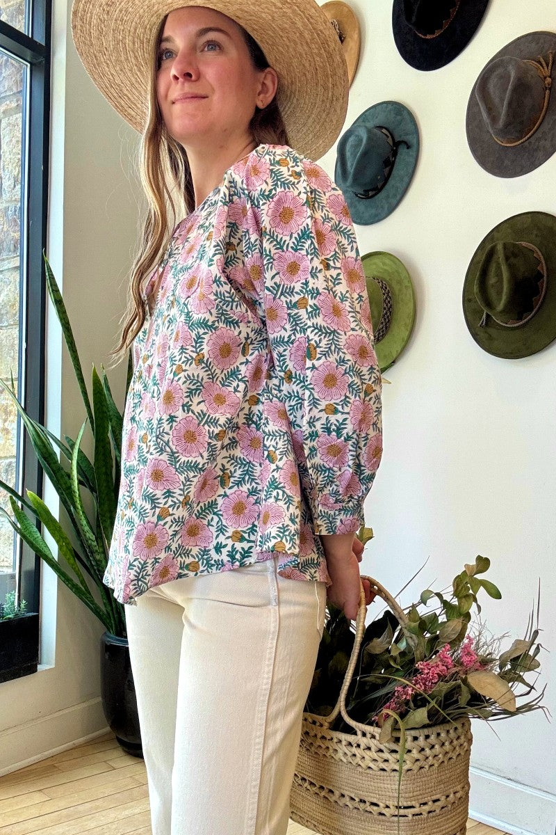 Willow Cotton Blouse | Cici Print