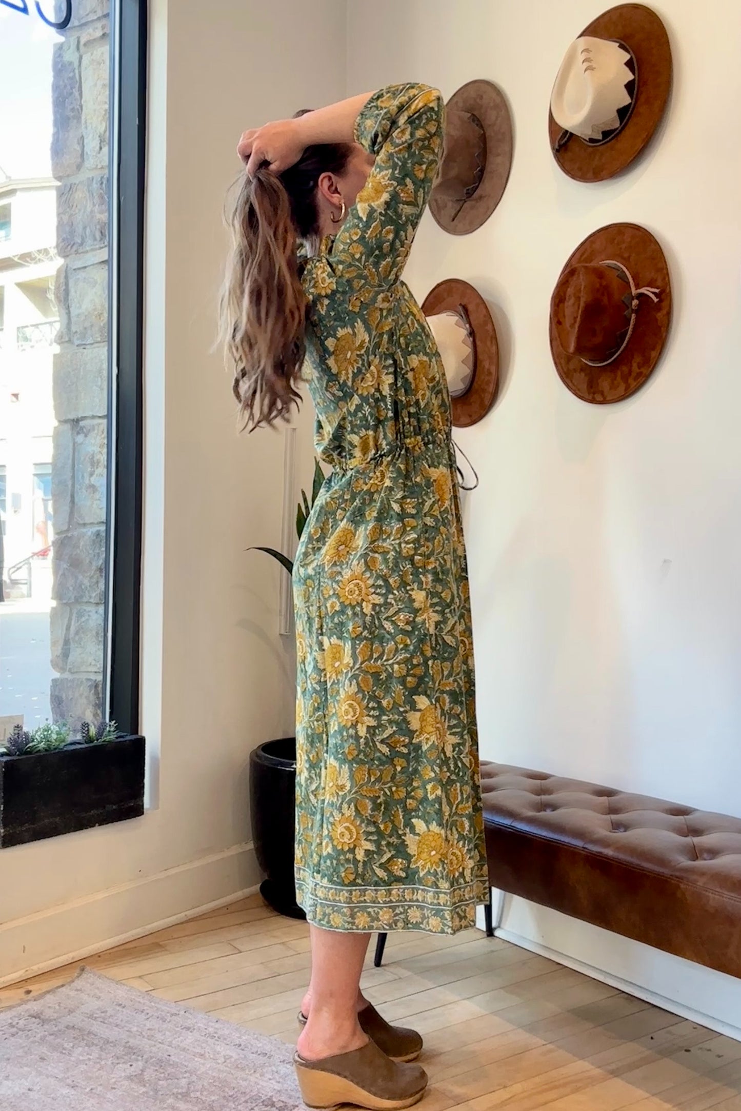 Alys Cotton Dress | Juno Print