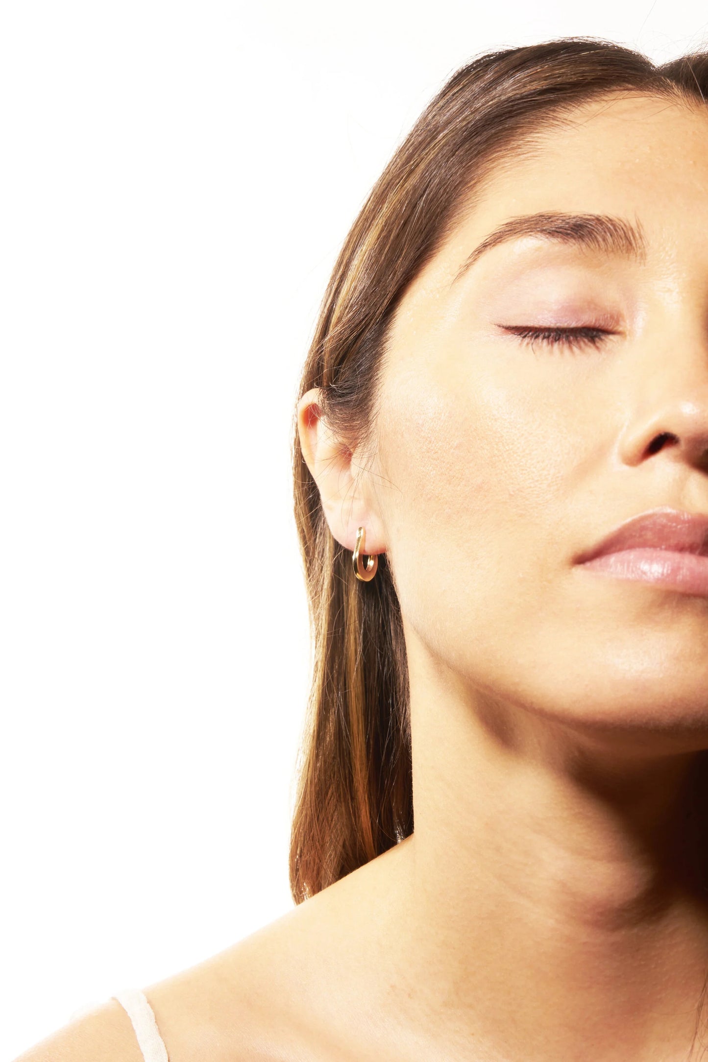 Buckle Hoops | Recycled Brass