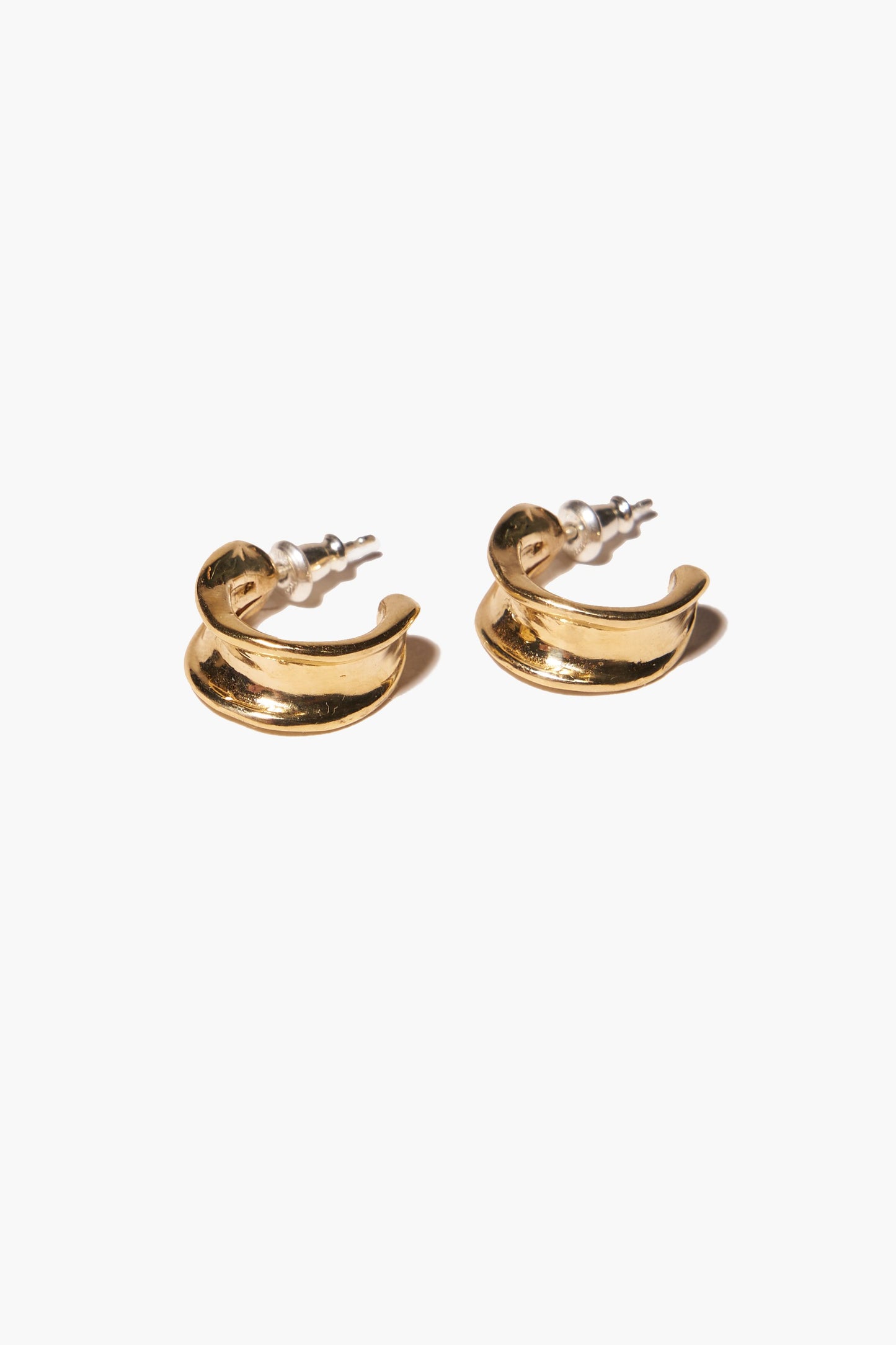 ODETTE_NY_Blanca_Chunky_Gold_Hoop_Recycled_Brass_Handmade_in_USA