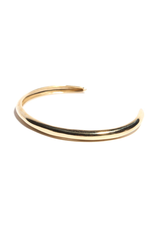 ODETTE_NY_Classic_Minimal_Gold_Open_Cuff_Bracelet_Recycled_Brass_Handmade_in_USA