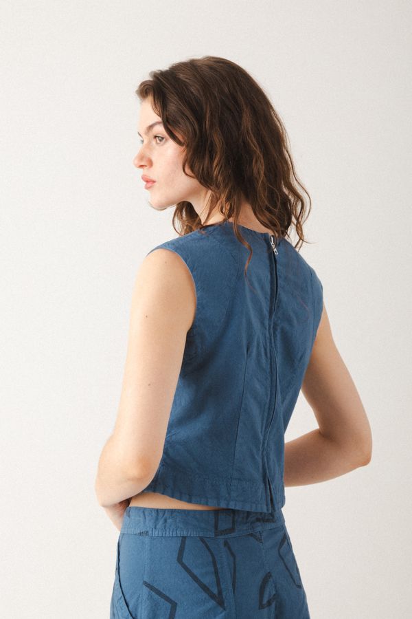 Interval Shell Top | Marine Organic