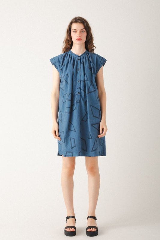 Talk Talk Dress | Marine Print Organic