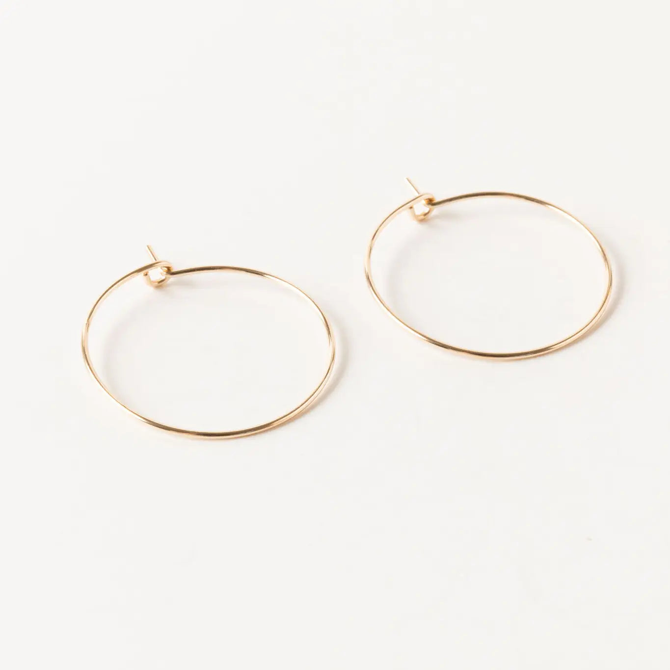 Everyday Minimal Hoop | Gold Fill