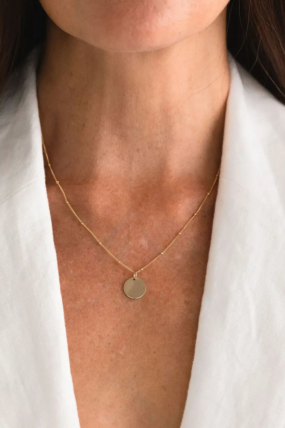 Dylan Beaded Necklace | Gold Fill