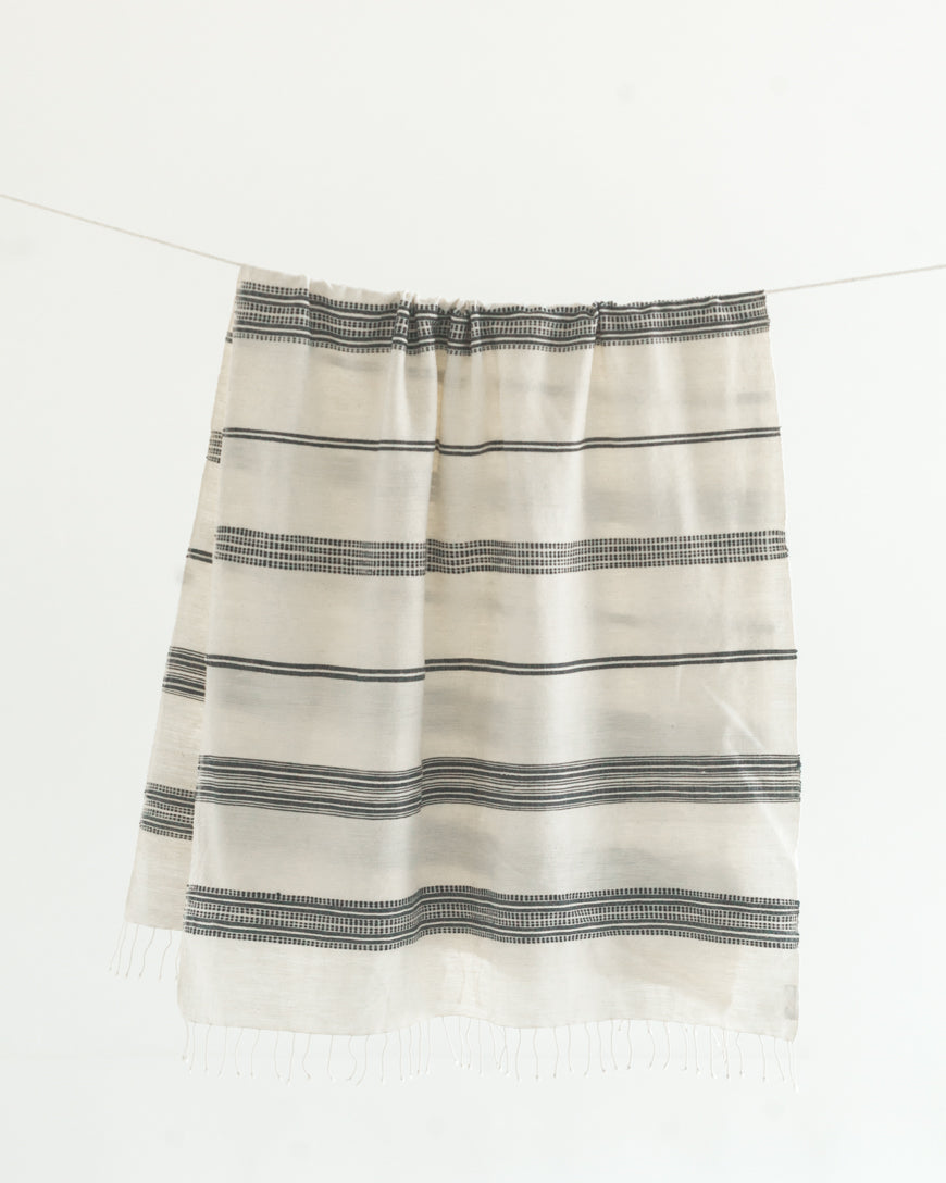 Aden Cotton Throw Blanket | Handspun Cotton