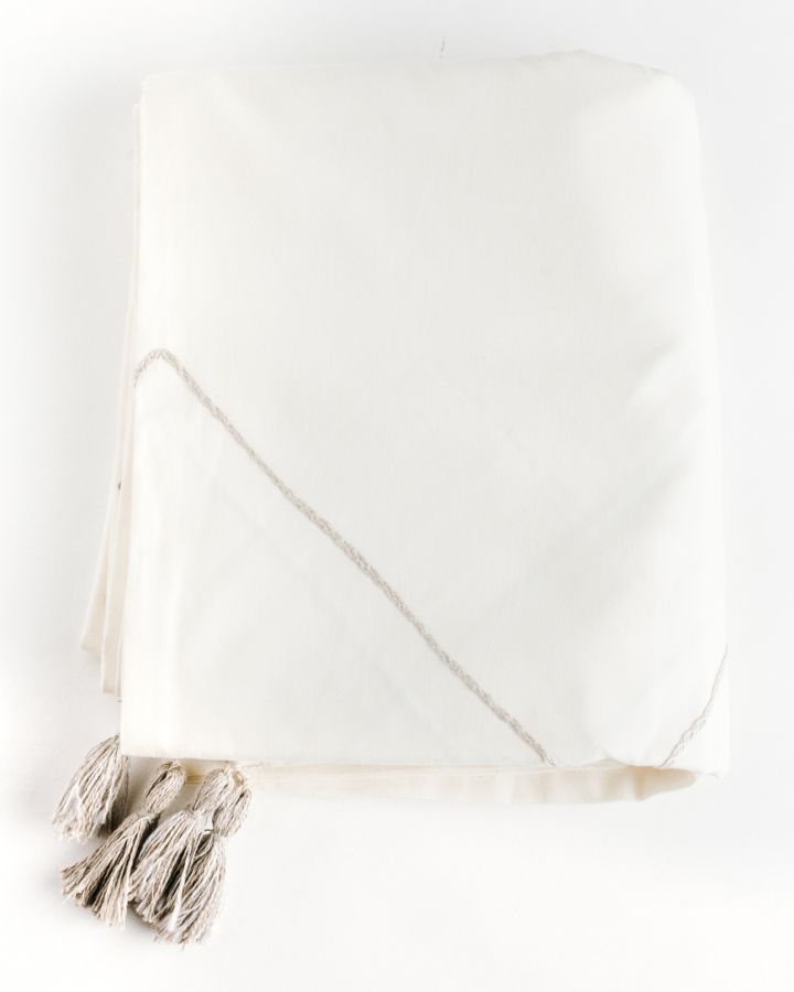 Berber Bedspread | Embroidered Cotton