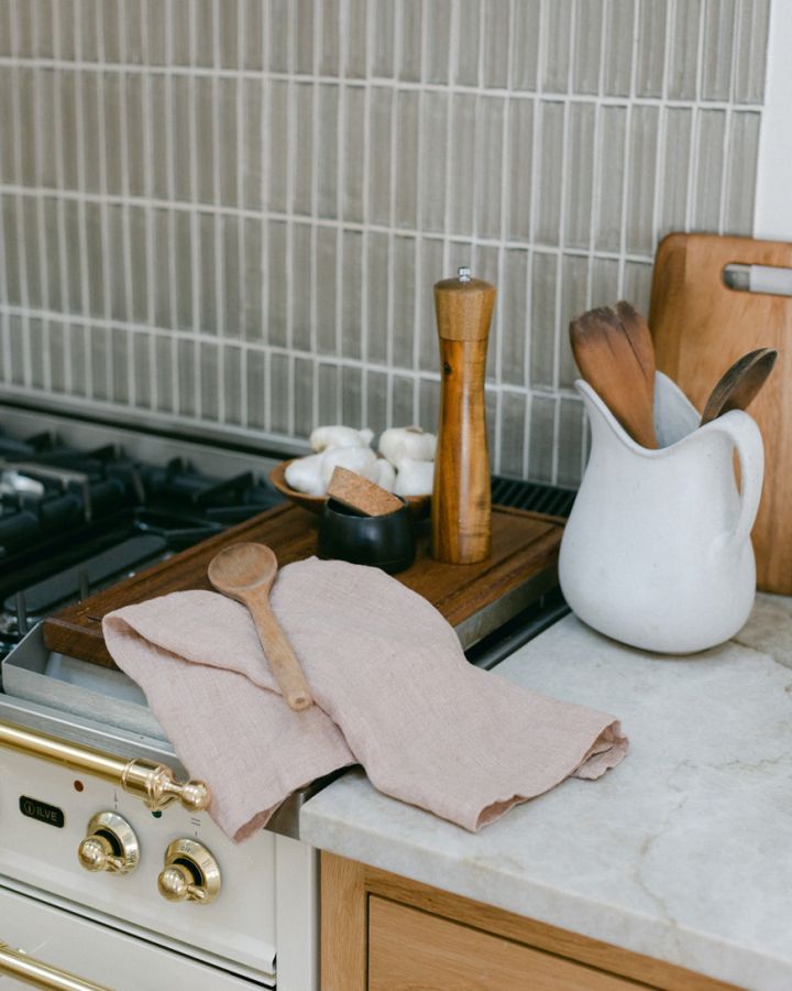 Stone Washed Tea Towel | Belgian Linen