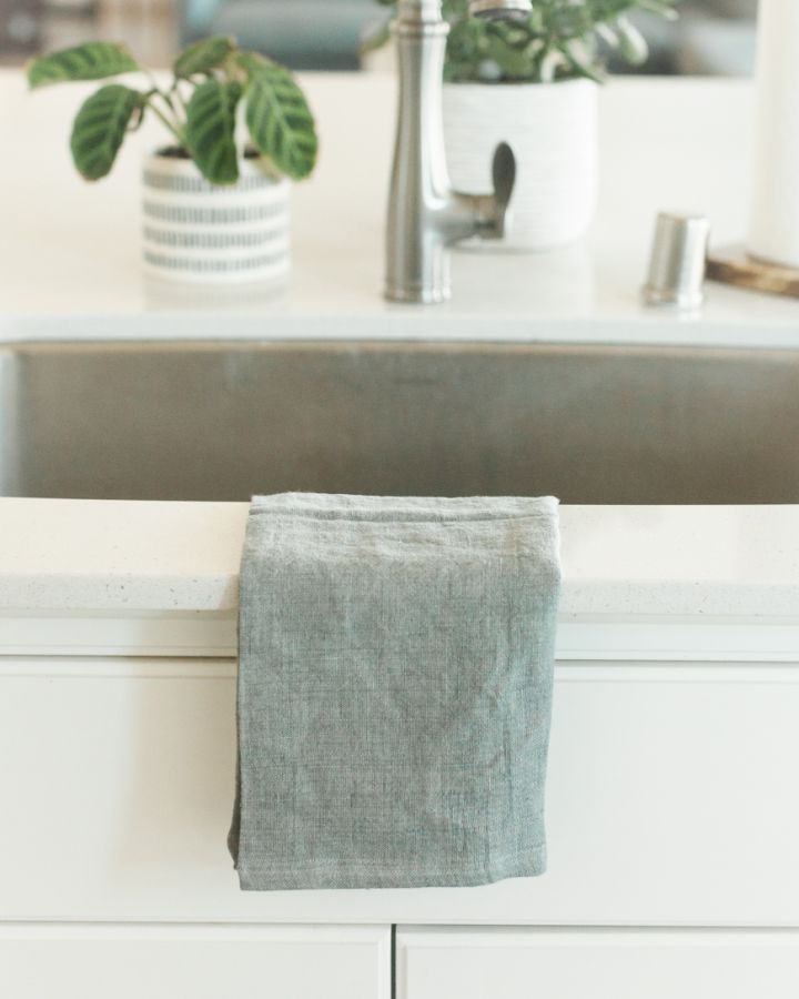 Stone Washed Tea Towel | Belgian Linen