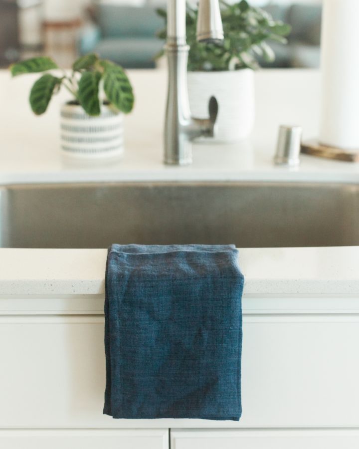 Stone Washed Tea Towel | Belgian Linen