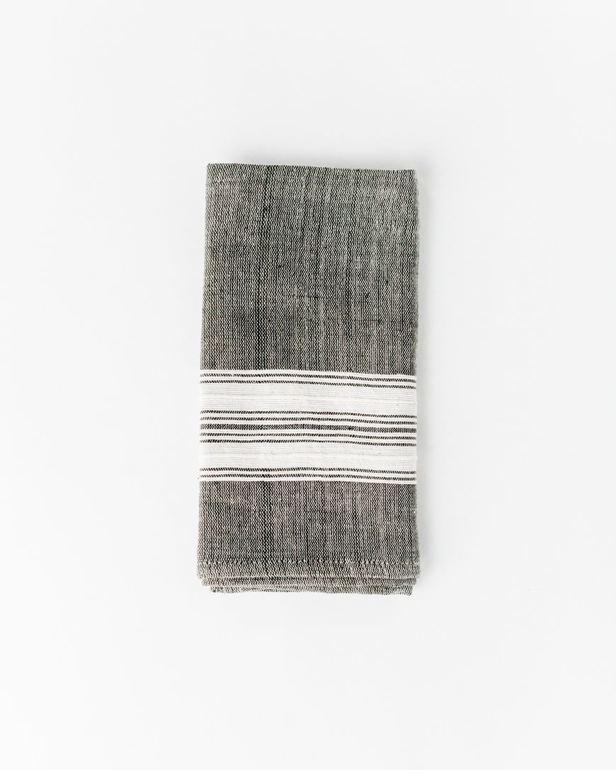 Aden Striped Cloth Napkin | Handspun Cotton