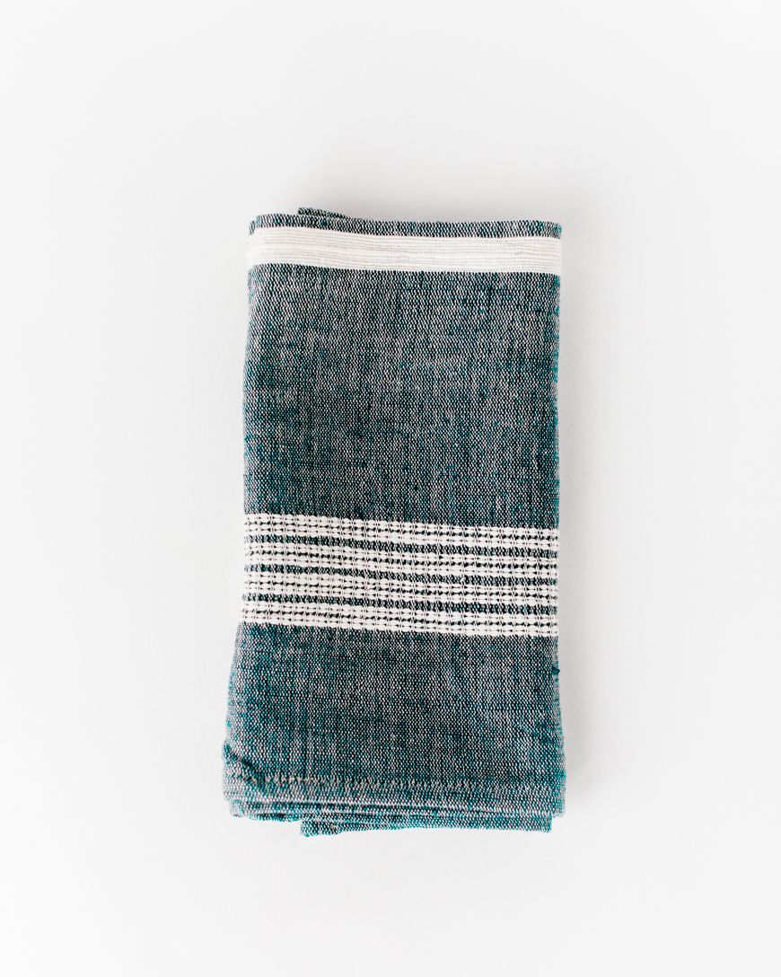 Aden Striped Cloth Napkin | Handspun Cotton