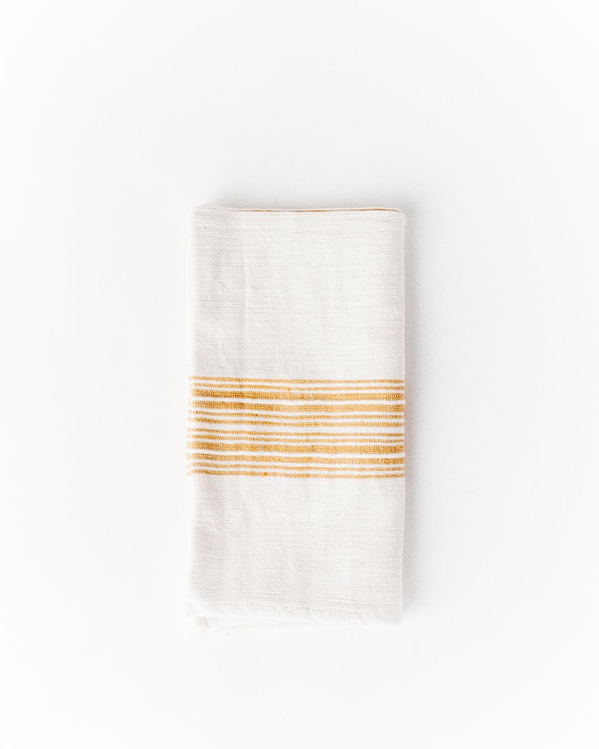 Aden Striped Cloth Napkin | Handspun Cotton