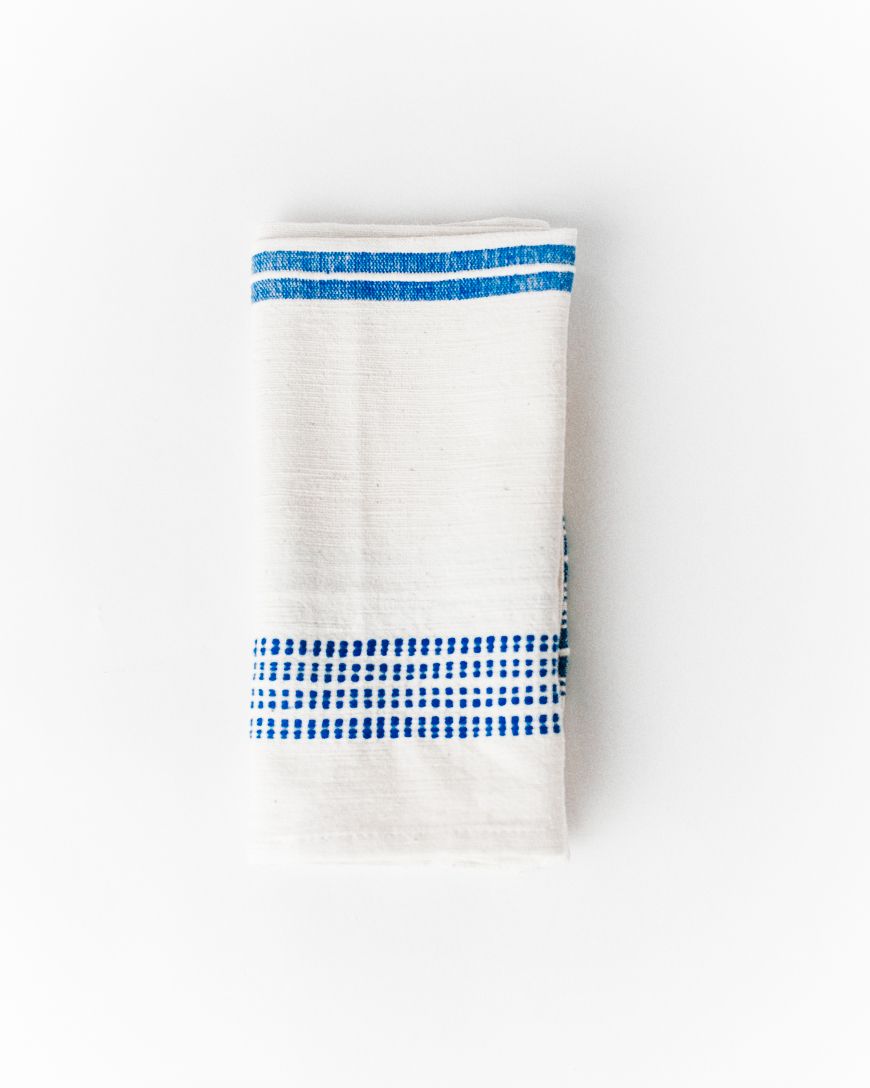 Aden Striped Cloth Napkin | Handspun Cotton
