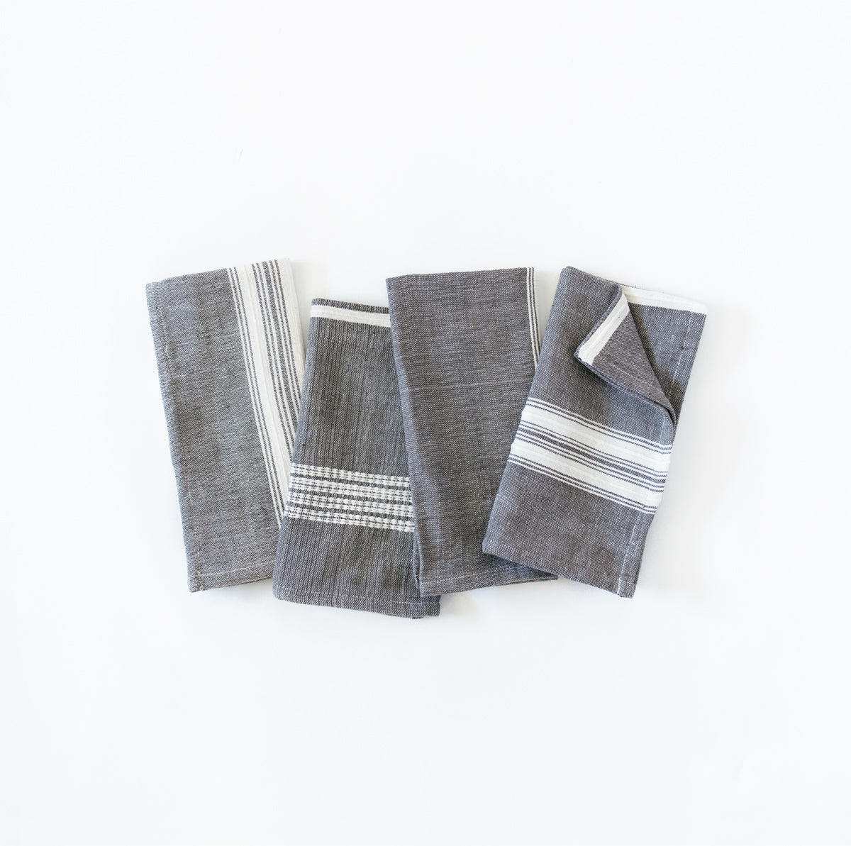 Aden Striped Cloth Napkin | Handspun Cotton