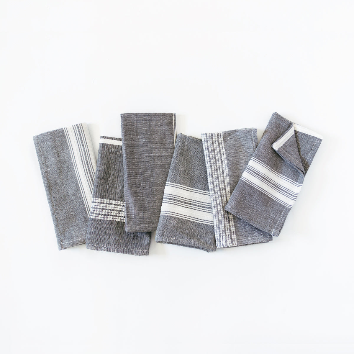 Aden Striped Cloth Napkin | Handspun Cotton