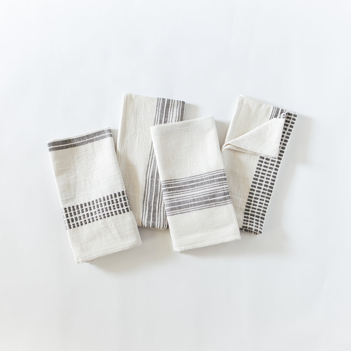 Aden Striped Cloth Napkin | Handspun Cotton