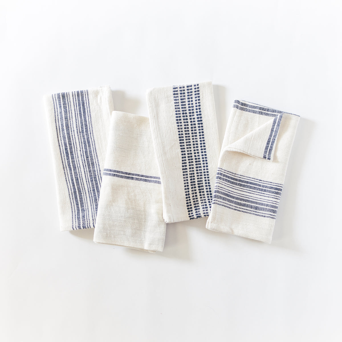 Aden Striped Cloth Napkin | Handspun Cotton