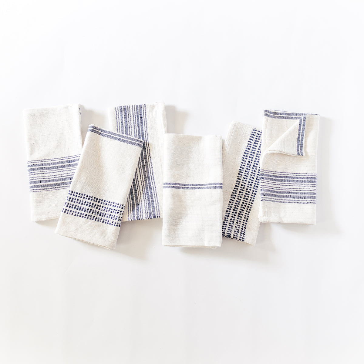 Aden Striped Cloth Napkin | Handspun Cotton