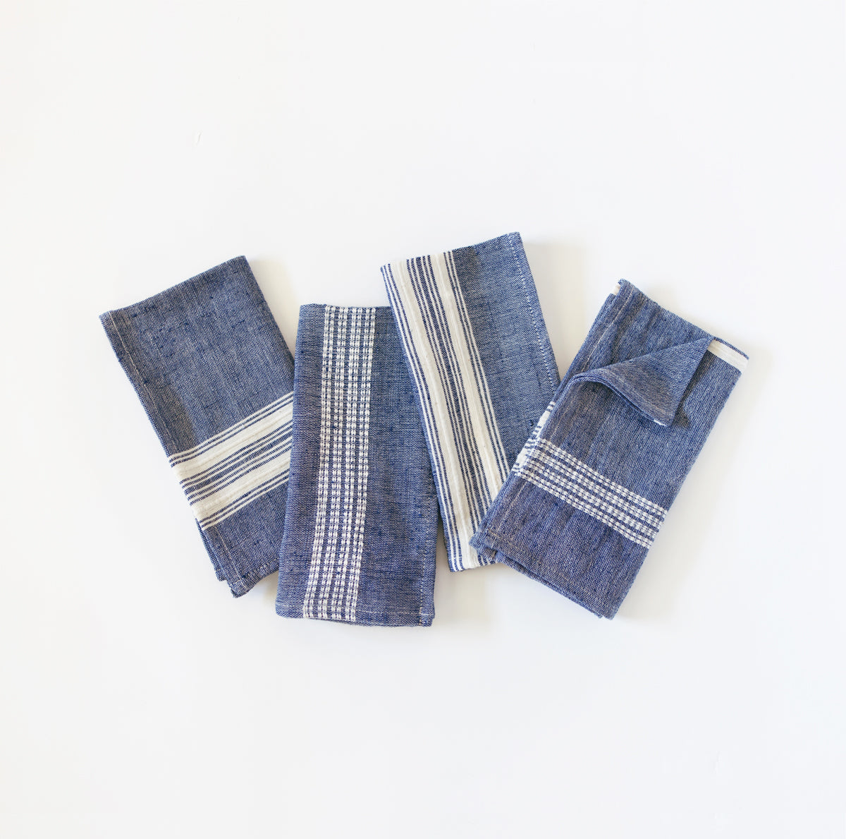 Aden Striped Cloth Napkin | Handspun Cotton