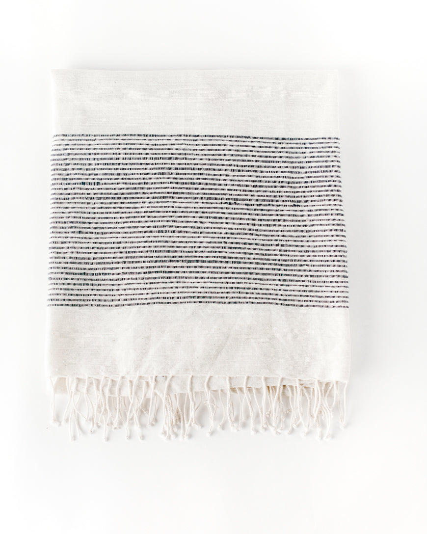 Riviera Throw Blanket | Natural Cotton