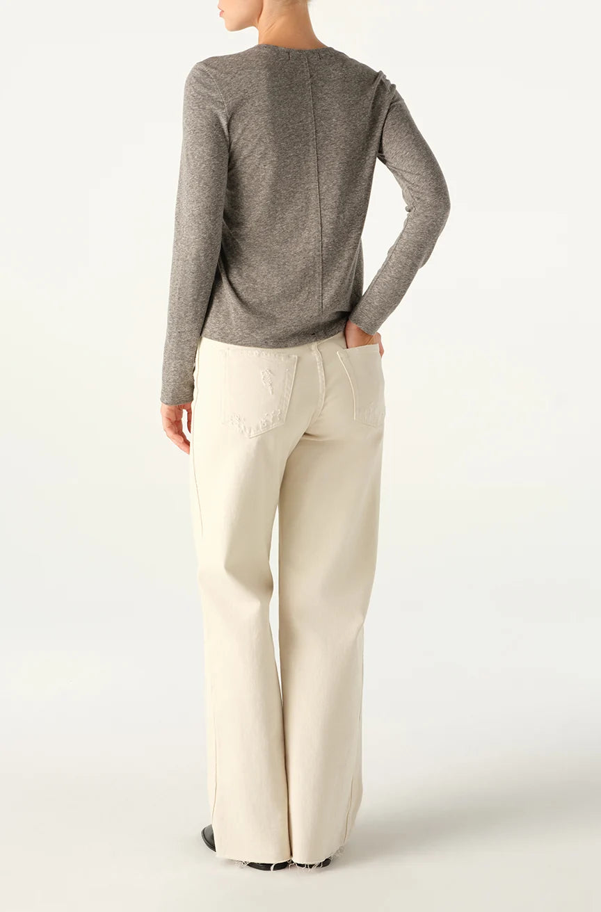 The Drew Long Sleeve | Heathered Grey