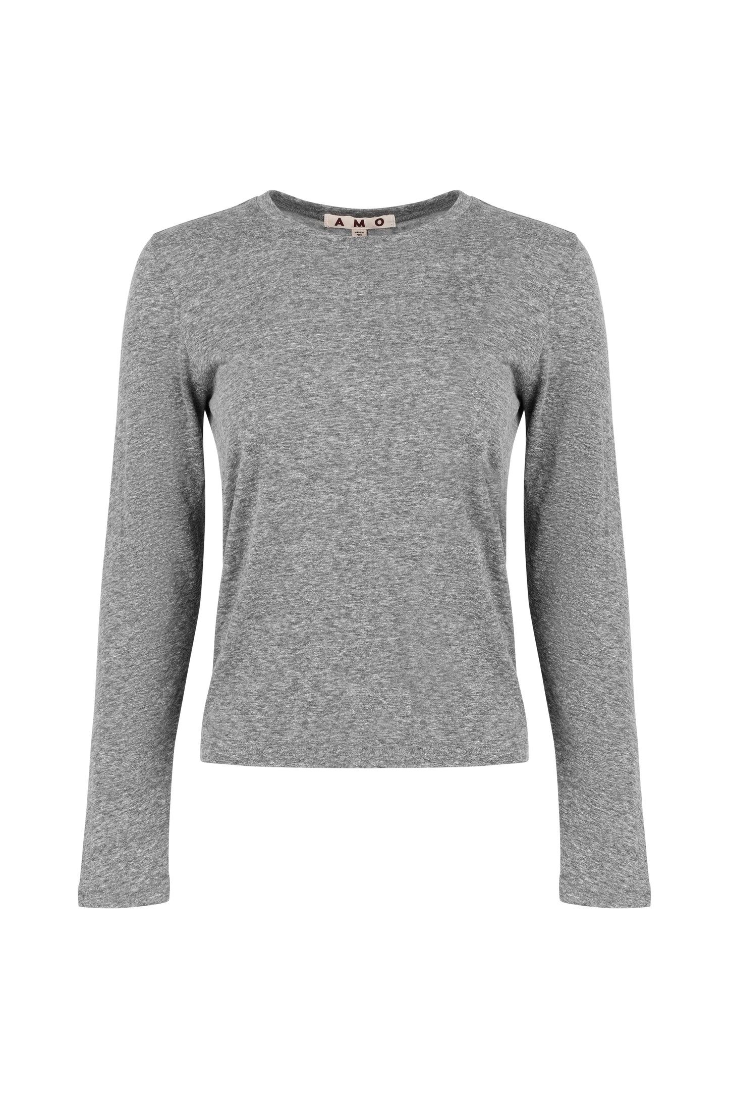 The Drew Long Sleeve | Heathered Grey
