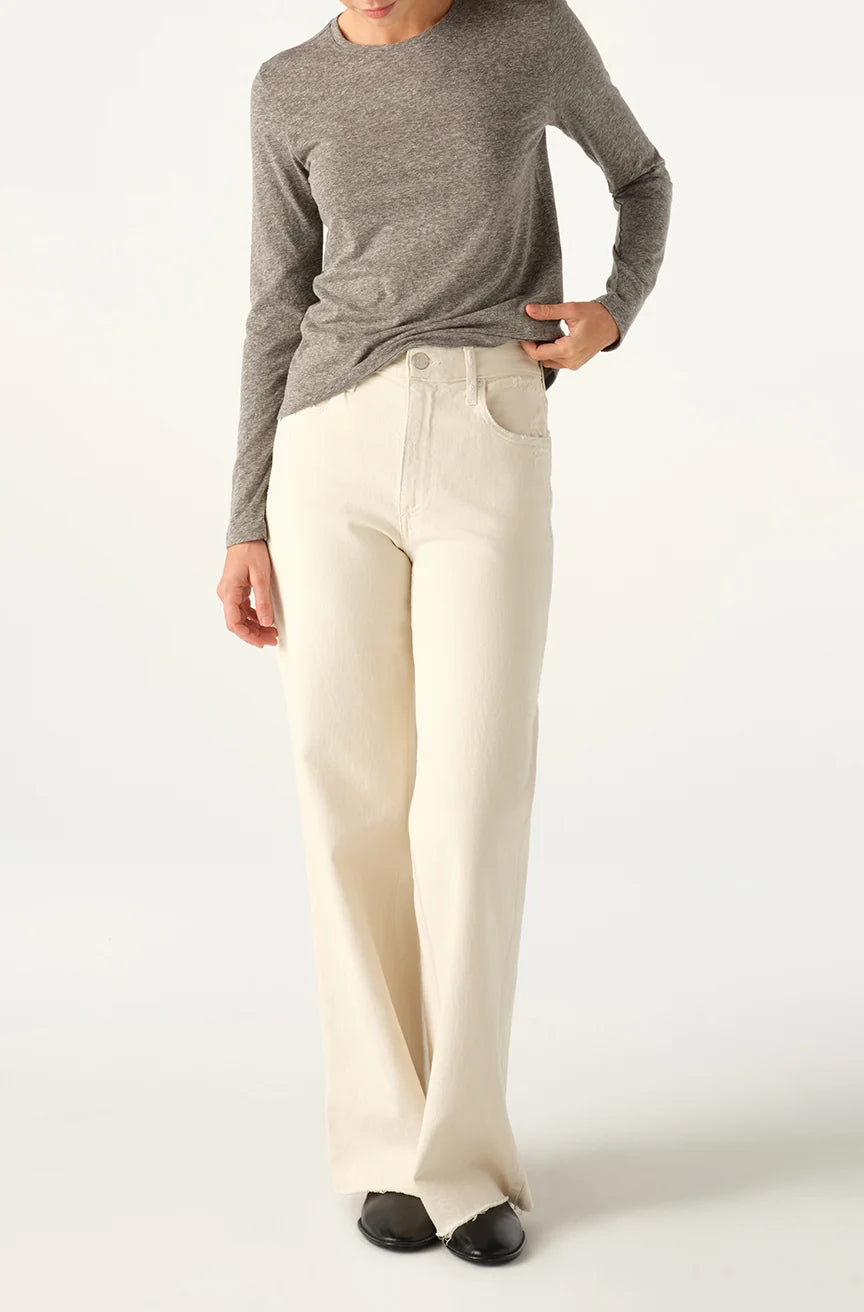The Drew Long Sleeve | Heathered Grey