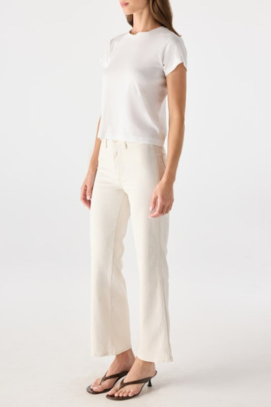 Robbie Kick Flare | Bone White