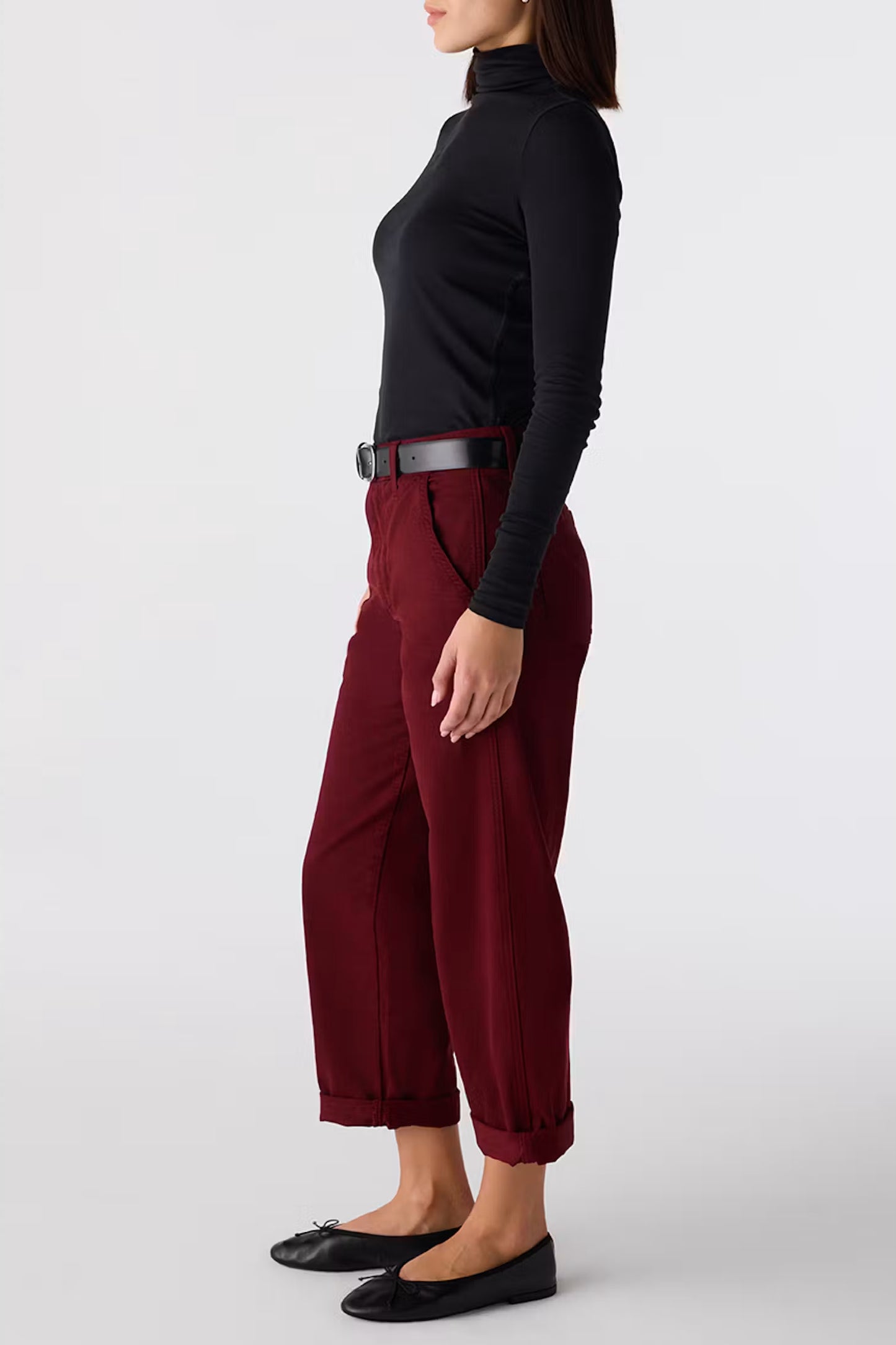 Ursula Relaxed Chino | Decadent Red