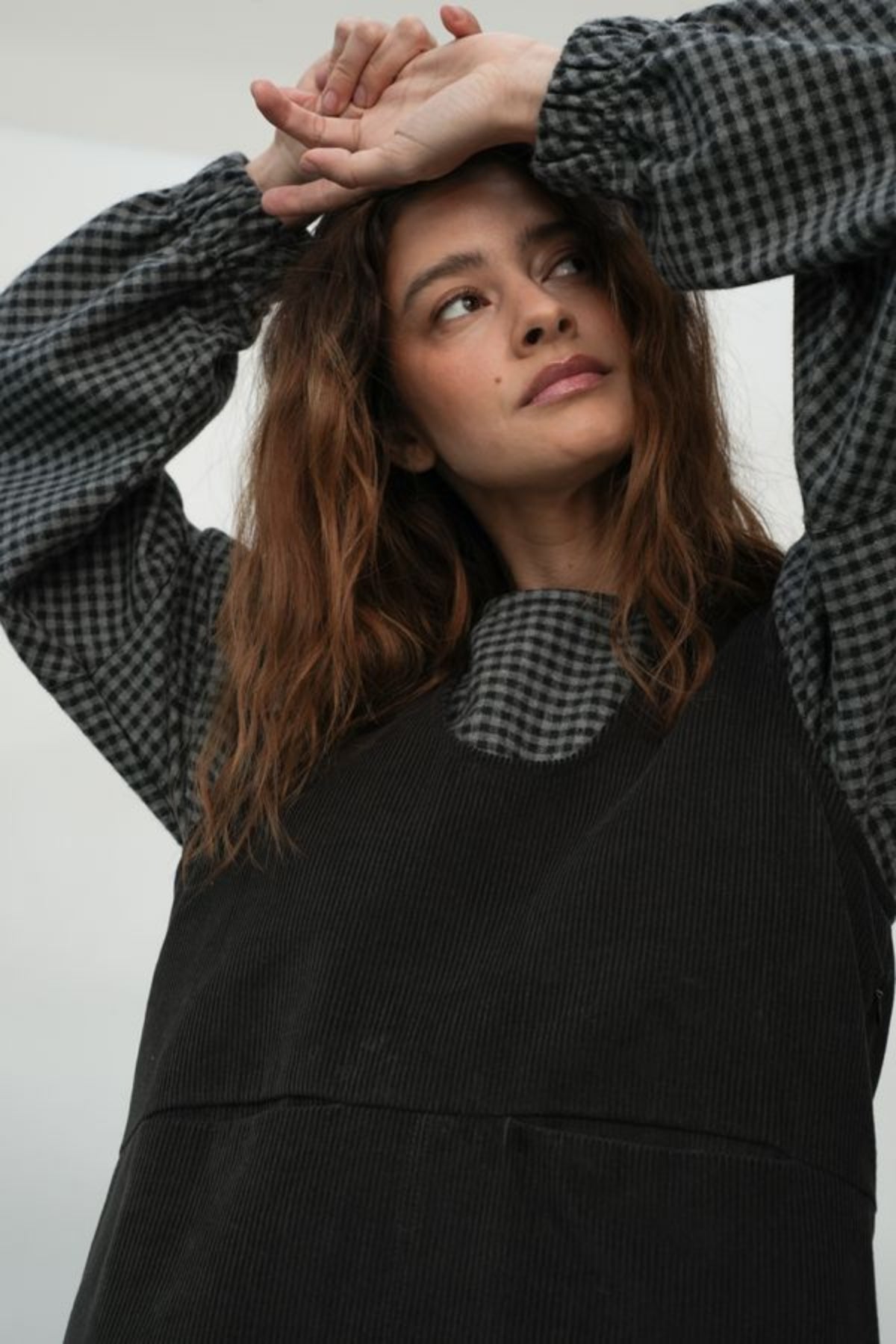 Willow Organic Cotton Jumper | Charcoal Corduroy
