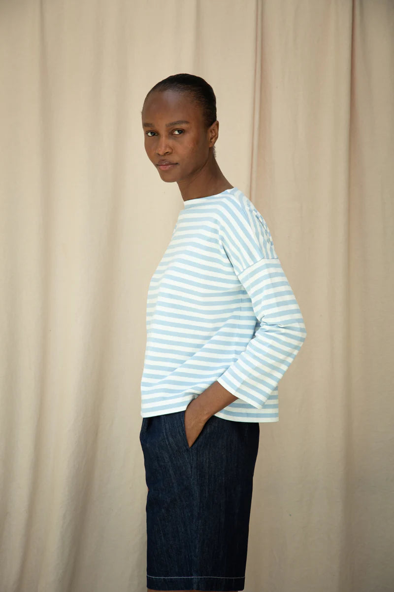 Paola-Leigh Cotton Shorts | Denim Organic