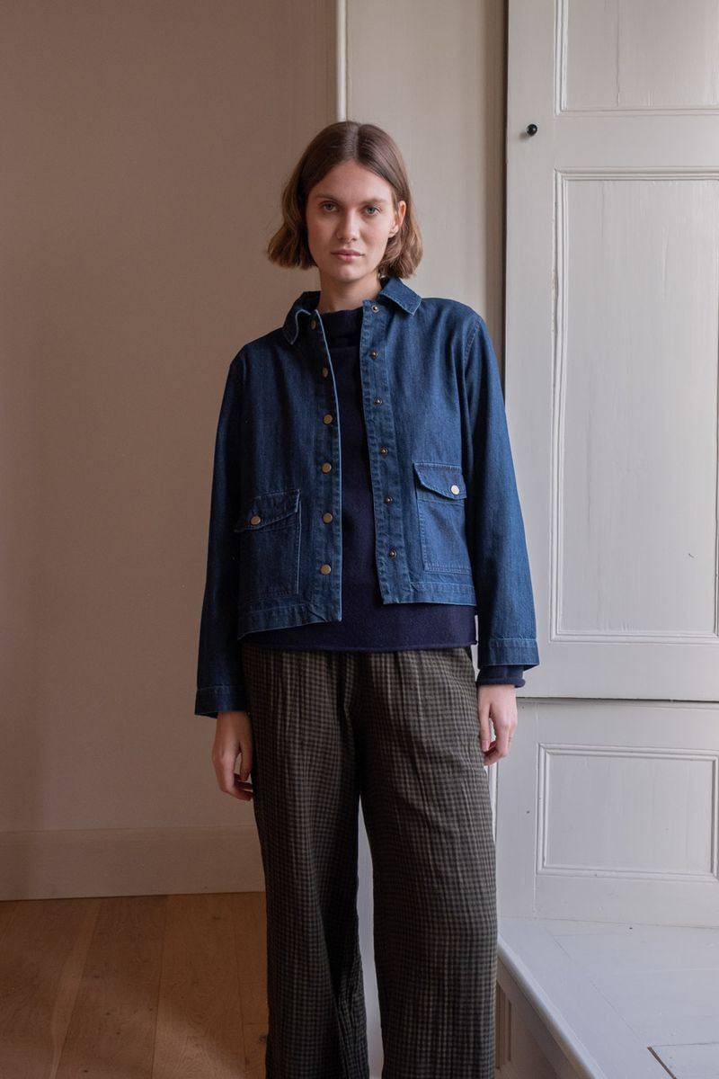 Maya Relaxed Jacket | Heavy Denim