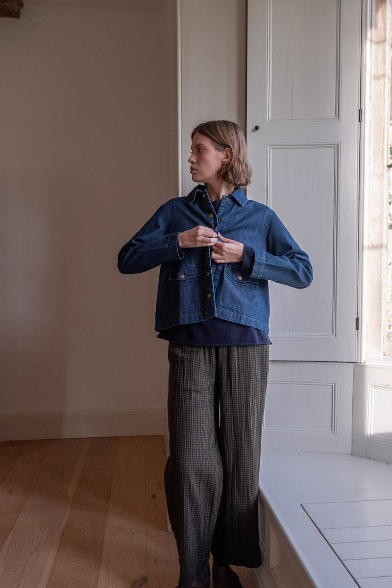 Maya Relaxed Jacket | Heavy Denim
