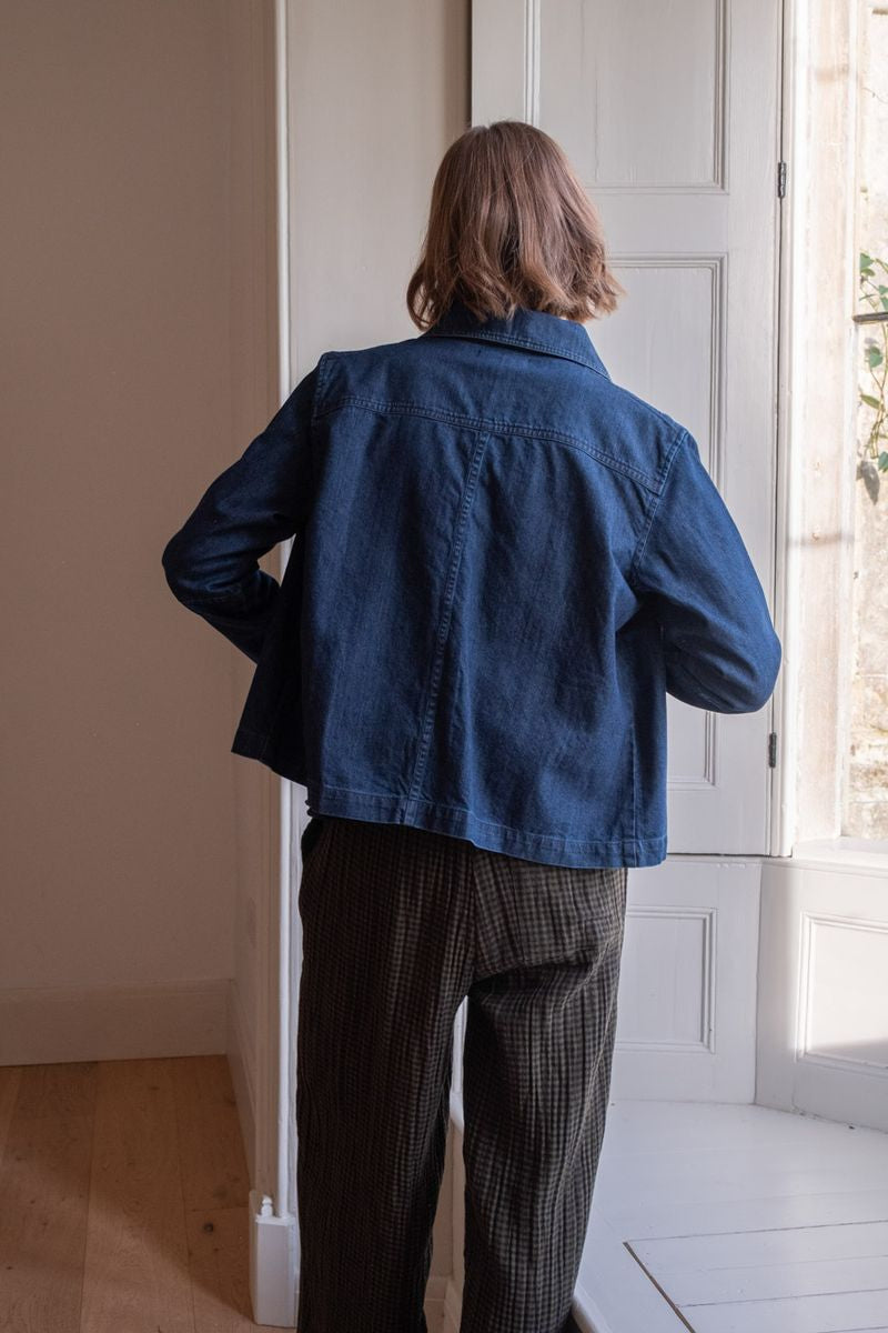 Maya Relaxed Jacket | Heavy Denim