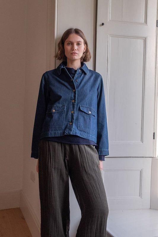 Maya Relaxed Jacket | Heavy Denim