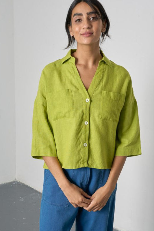 Ava Oversized Blouse | Citronelle Linen