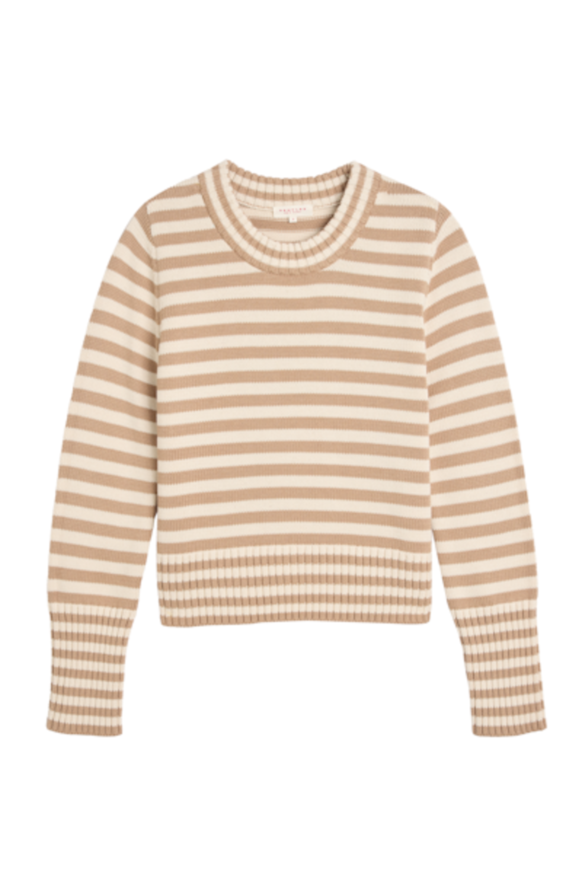 Micha Cotton Sweater | Cashew Stripe