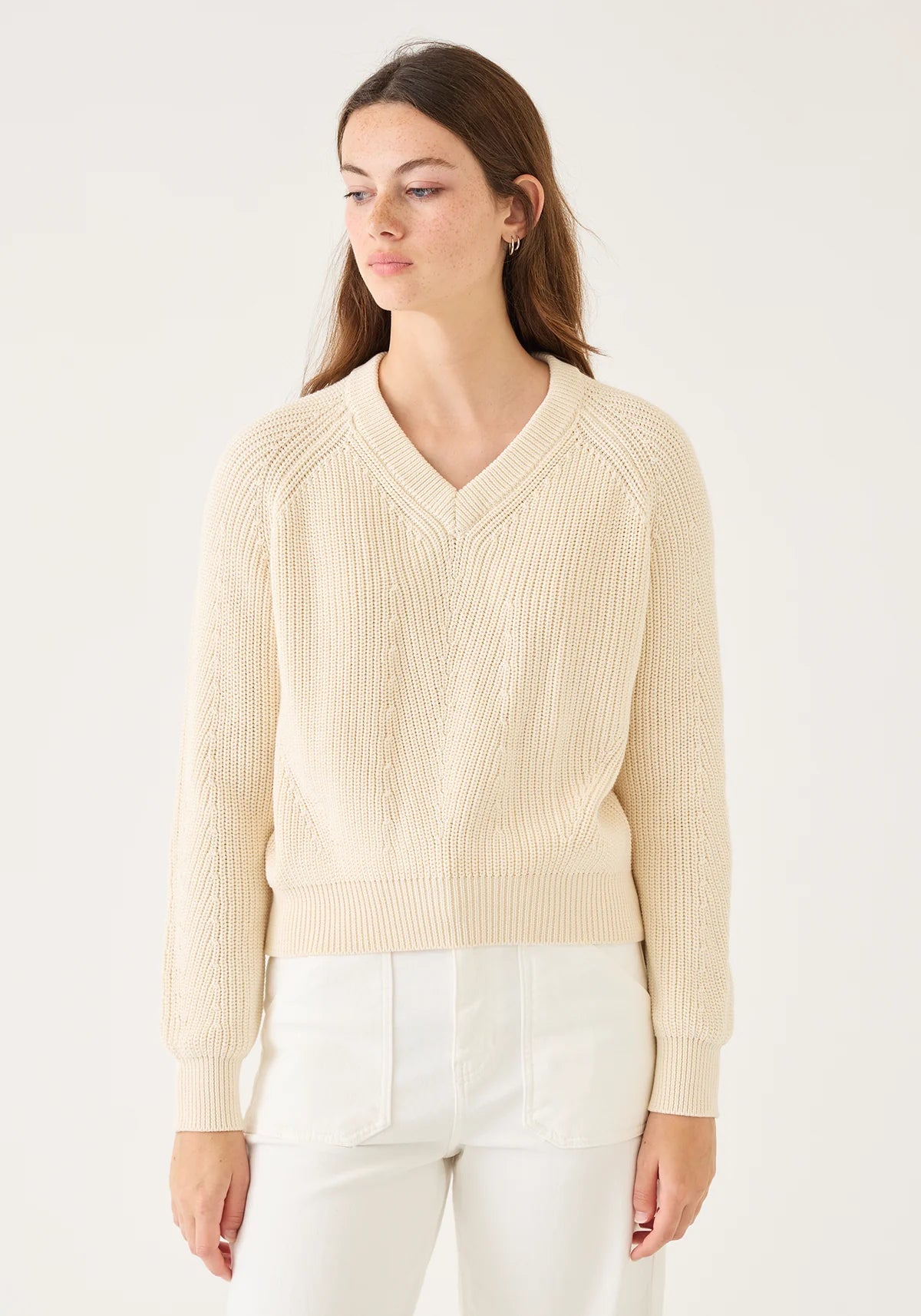 Mimi Cotton Sweater | Off White