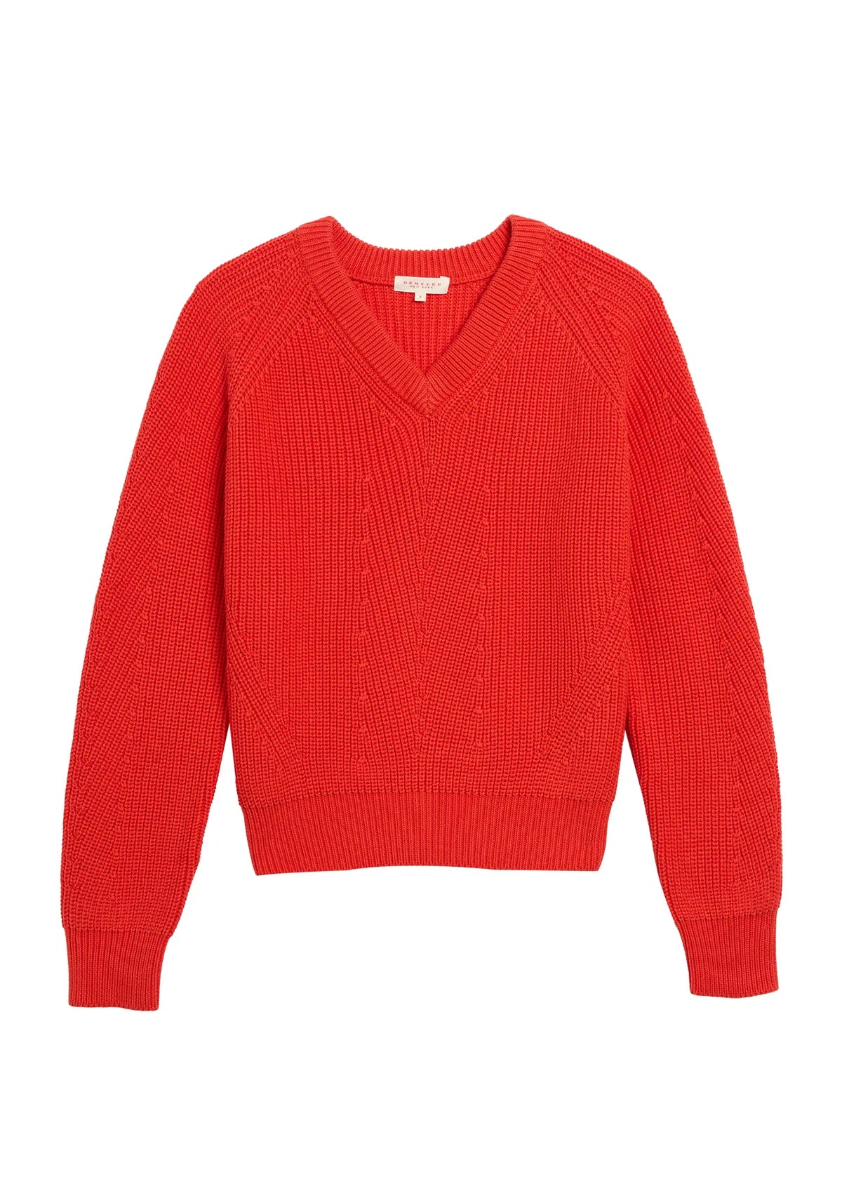 Mimi Cotton Sweater | Vermillion