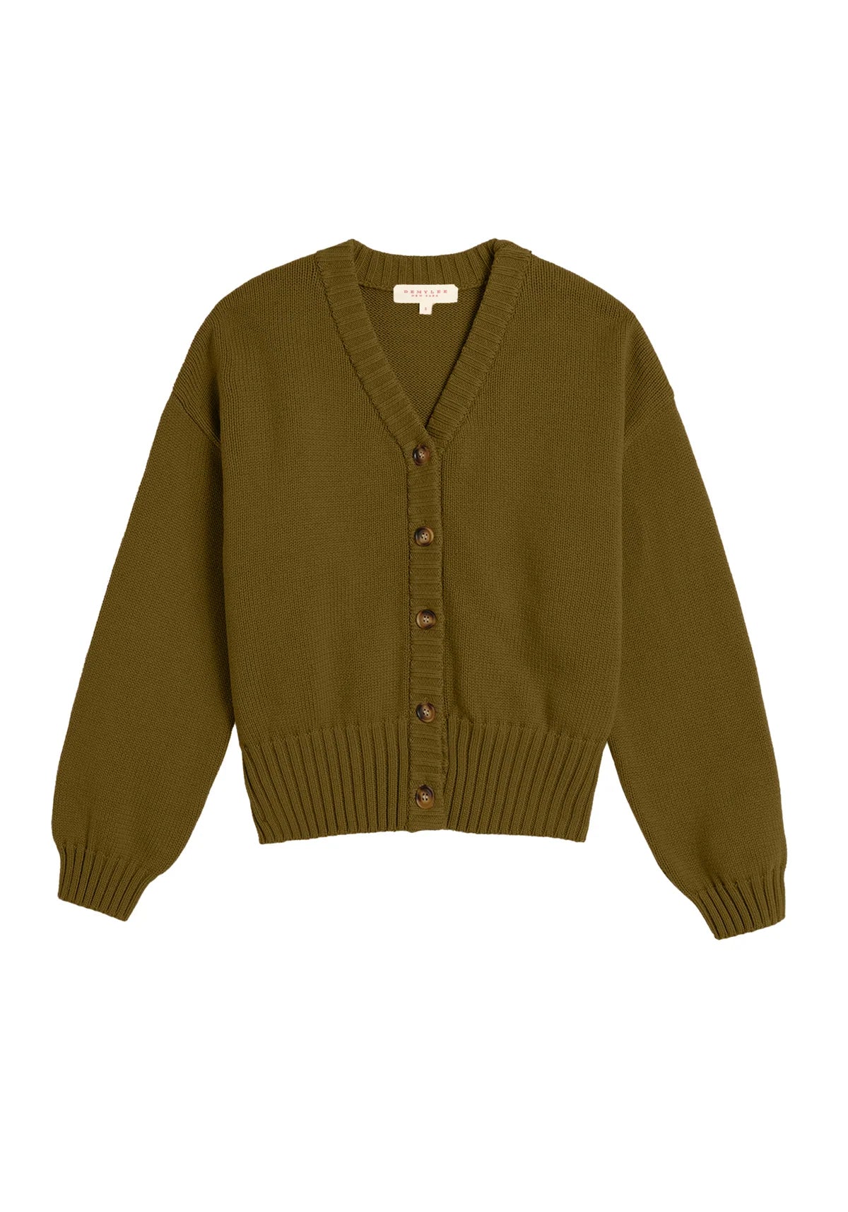 Vivian Cotton Cardigan | Moss Organic
